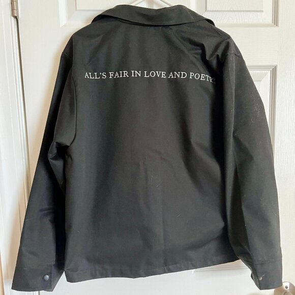 Taylor Swift The Tortured Poets Department TTPD Official Black Jacket - Picture 2 of 8